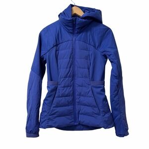 Lululemon Womens Down for It All Athletic Jacket Size 6 Psychic Blue LW4BY7S